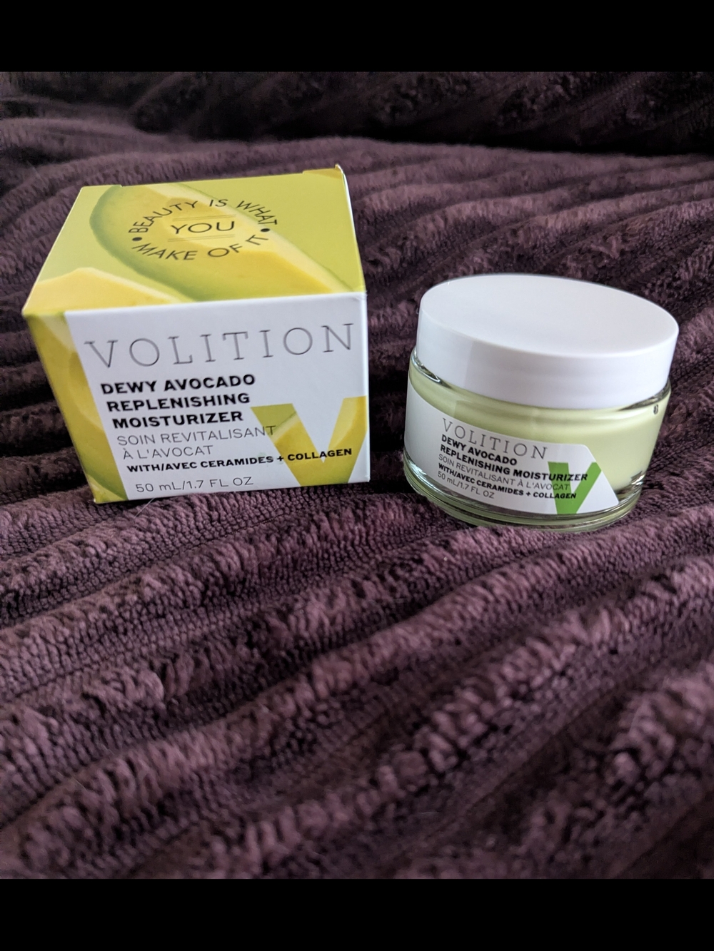 NWB Volition Dewy Avocado Replenishing Moisturizer